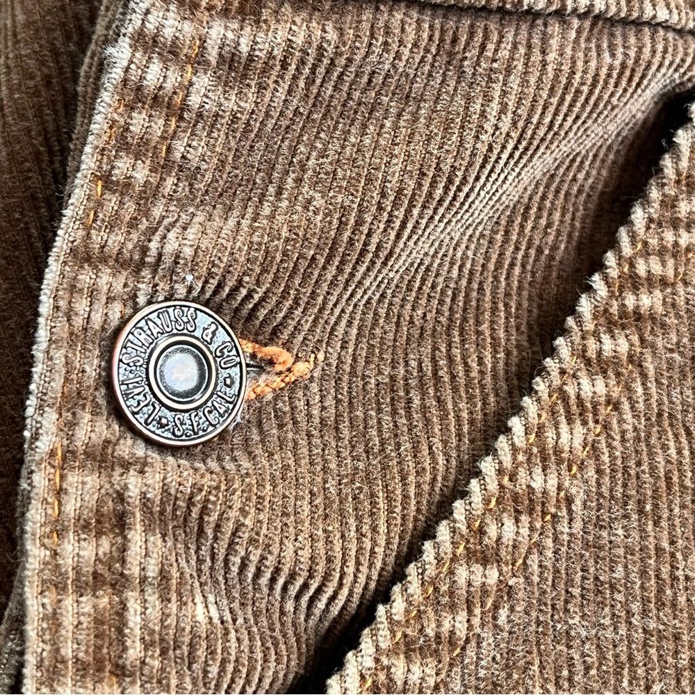VTG 70’s Corduroy Flared Women’s LEVIS Bib Overalls 29W *SOLD* - Picture 11 of 16